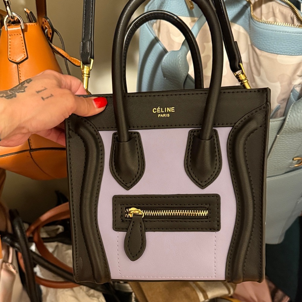 Stylish micro luggage mini tote